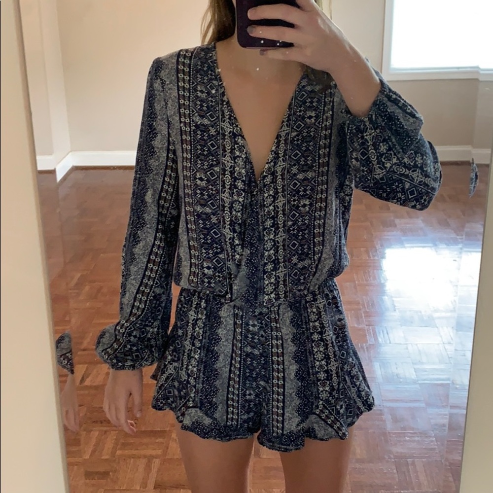 Patterned Romper